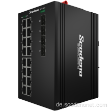 Scodeno L2 verwaltet 4 Gigabit SFP 16 Port Gigabit Poe Ethernt Port Switch Industrial Switch